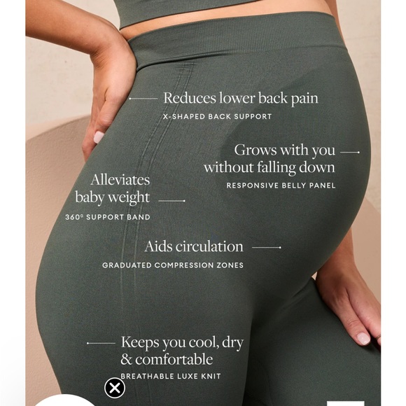 Blanqi Everyday Maternity Support Leggings - Picture 2 of 4
